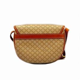 Céline-Celine Macadam Pattern DM92 Beiger Schultertasche-Beige