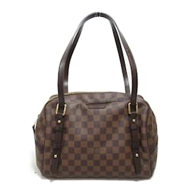 Louis Vuitton-Louis Vuitton Rivington GM Shoulder Bag-Brown,Damier ebene