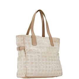 Chanel-Chanel New Travel Line GM Tote Bag-Beige