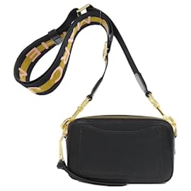 Marc Jacobs-MARC JACOBS Double J Shoulder Bag for Women-Black