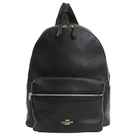 Coach-Sac à dos en cuir grainé Charlie F38288 de Coach-Noir