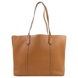 Tory Burch-Tory Burch Leather Tote Bag for Women-Brown