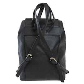 Tory Burch-Mochila de couro preto Tory Burch-Preto