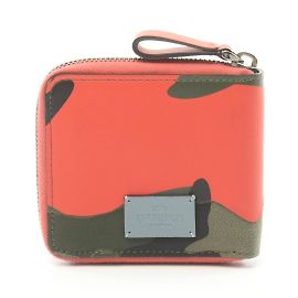 Valentino Round Bi-Fold Wallet Red Multiple colors