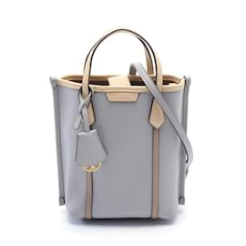 Tory Burch-Tory Burch PERRY Tote Bag-Brown,Beige,Cream