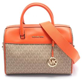 Michael Kors-Sac à main Jet Set de Michael Kors-Beige,Orange