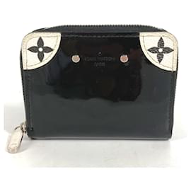 Louis Vuitton-Louis Vuitton Black Leather Coin Purse-Black