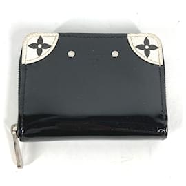 Louis Vuitton-Louis Vuitton Black Leather Coin Purse-Black