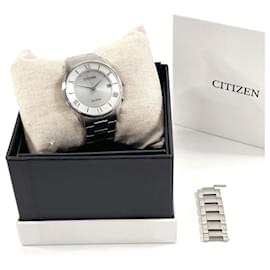 Citizens of Humanity-Relógio de pulso Citizen Eco-Drive AS1060-54A-Prata