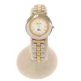 Relógio de pulso em quartzo bicolor Burberry Prata Dourado