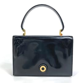 Tiffany & Co-Tiffany & Co. Vintage Circle Logo Handbag-Black