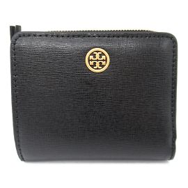 Schwarze Bi-Fold-Geldbörse Tory Burch Schwarz