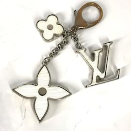 Louis Vuitton-Louis Vuitton M65085 Epi Back Charm Key Holder-White