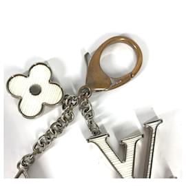 Louis Vuitton-Louis Vuitton M65085 Epi Back Charm Key Holder-White