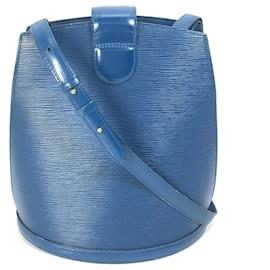 Louis Vuitton-Louis Vuitton Epi Shoulder Bag in Toledo Blue-Blue