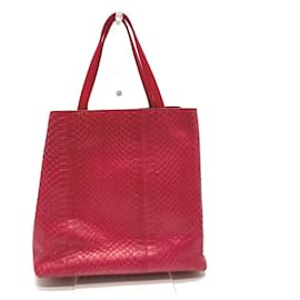 Prada-Bolsa tote com placa de logo Prada B8212-Rosa