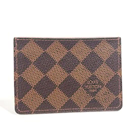 Louis Vuitton-Louis Vuitton Damier Business Card Holder-Brown