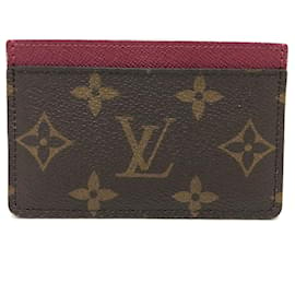 Louis Vuitton-Passhülle Louis Vuitton Monogram-Braun