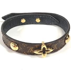 Louis Vuitton-Louis Vuitton M6534F Monogram Bangle Bracelet-Brown