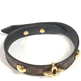 Louis Vuitton-Monogramm Bangle-Armband M6534F von Louis Vuitton-Braun