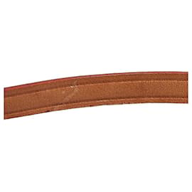 Louis Vuitton-Louis Vuitton Brown and Gold Leather Strap-Brown,Golden