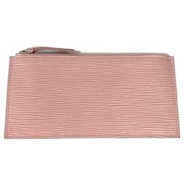 Louis Vuitton-Carteira Epi Louis Vuitton em Rosa Valerine Pink-Rosa