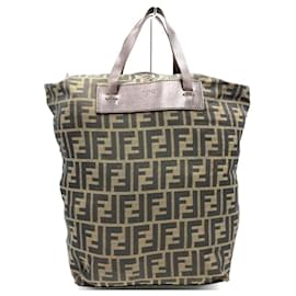 Fendi-Bolsa tote Fendi Zucca marrom-Marrom