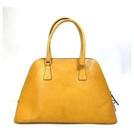 Prada-Bolsa de couro amarelo Prada-Amarelo