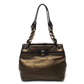 Sac fourre-tout Vala Ribbon de Salvatore Ferragamo Doré