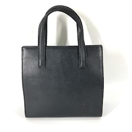 Fendi-Borsa tote in pelle nera vintage Fendi-Nero