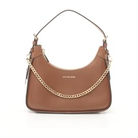 Michael Kors-Borsa a Spalla Wilma di Michael Kors-Marrone