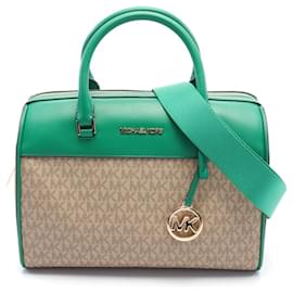 Michael Kors-Borsa Jet Set di Michael Kors-Beige,Verde