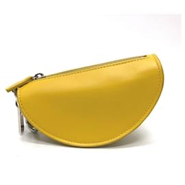 Fendi-Fendi 7AR706 Portachiavi da Borsa Motivo Taco-Giallo