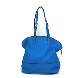 Fendi-Sac à main Fendi 8BN232 Selleria-Bleu