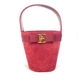 Salvatore Ferragamo-Borsa in pelle rossa Salvatore Ferragamo-Rosso