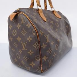 Louis Vuitton-Borsa Louis Vuitton Monogram Speedy 30-Marrone