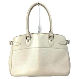 Louis Vuitton-Borsa a Spalla Epi Louis Vuitton Tote Ivoire Bianco-Bianco