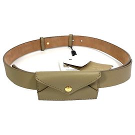 Burberry Beiger Leder Standardgürtel Beige