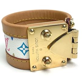 Louis Vuitton-Bracciale accessori Monogram Multicolore Louis Vuitton-Bianco