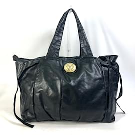 Gucci-Borsa tote in pelle nera Gucci-Nero