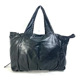 Gucci-Borsa tote in pelle nera Gucci-Nero