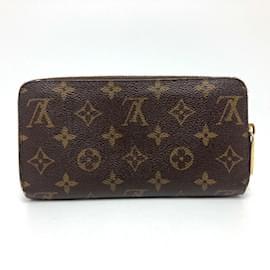 Louis Vuitton-Portafoglio lungo Monogram Louis Vuitton-Marrone