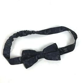 Cravatta nera Chanel Nero