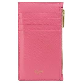 Céline-Portacarte da visita in pelle rosa Celine-Rosa