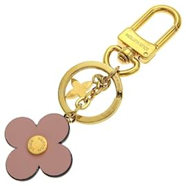 Louis Vuitton-Portachiavi Blooming Flower BB di Louis Vuitton-Rosa,D'oro,Monogramma