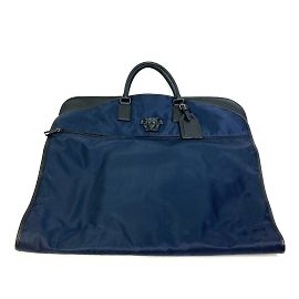 Versace Navy Cloth Garment Bag Navy blue