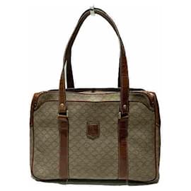 Céline-Borsa a mano Celine Macadam MO7-Marrone,Beige