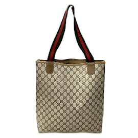 Gucci-Borsa a Spalla Gucci GG Supreme Tote-Marrone