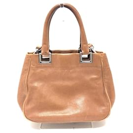 Prada-Borsa in pelle marrone Prada-Marrone