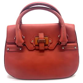 Salvatore Ferragamo-Borsa in pelle rossa Salvatore Ferragamo-Rosso